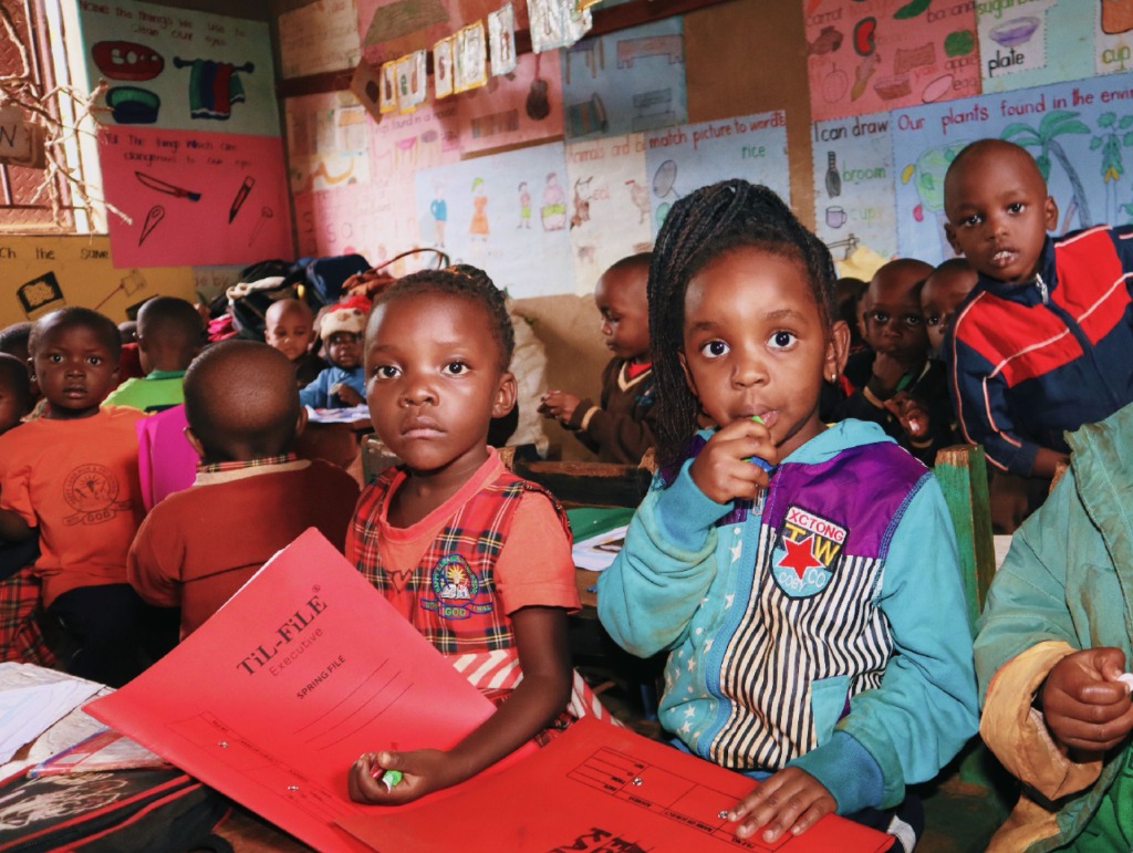 Children in classroom